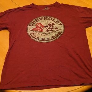 Red Corvette t shirt